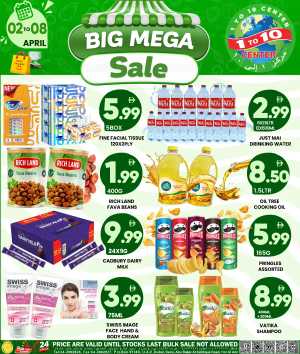 1 to 10 Center Dubai - Big Mega Sale: Grocery & Household Deals April 02-08 In 1to10 Center Dubai